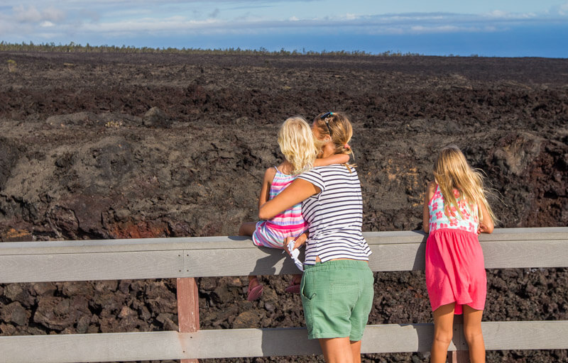 Overlooking an old lava flow - Big Island Hawaii