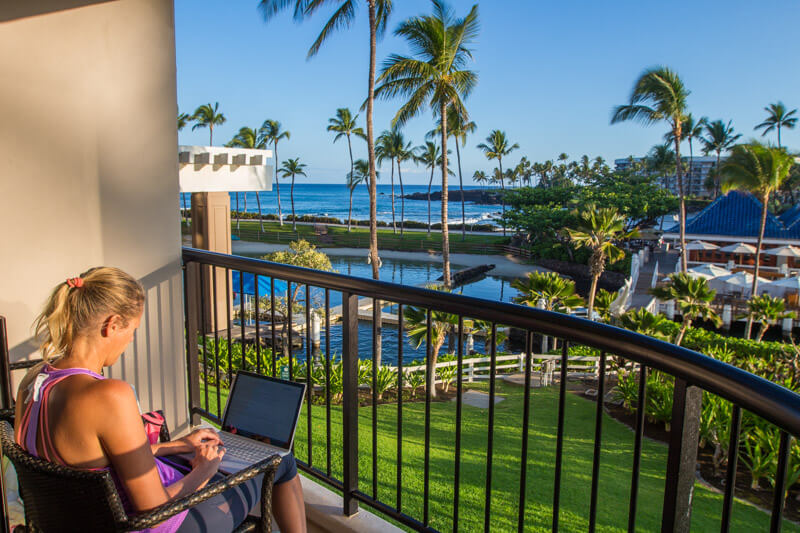 Office views at Waikoloa Village -Hawaii