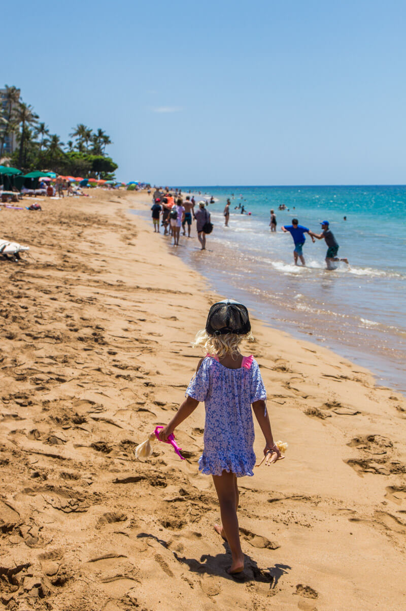 Kaanapali Beach in Maui, Hawaii