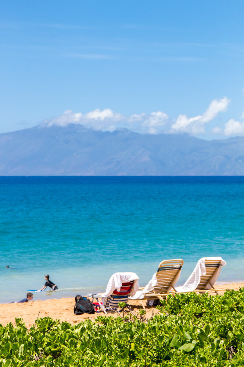 Kaanapali Beach on Maui, Hawaii 