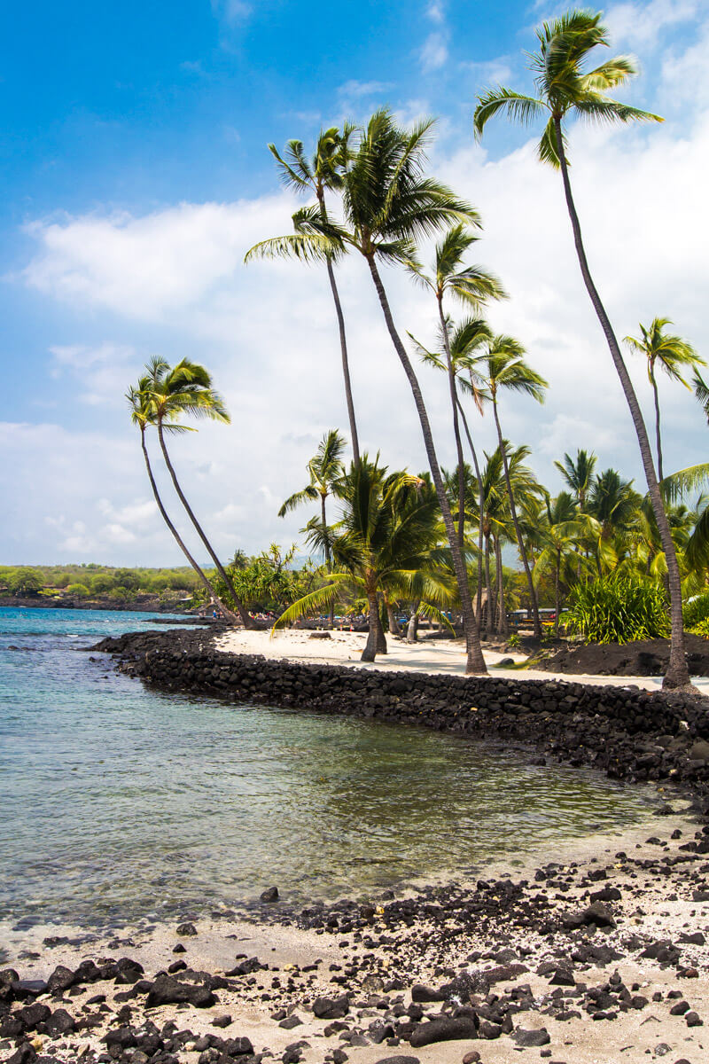 Beach in Pu'uhonua O Honaunau Park - Big Island Hawaii