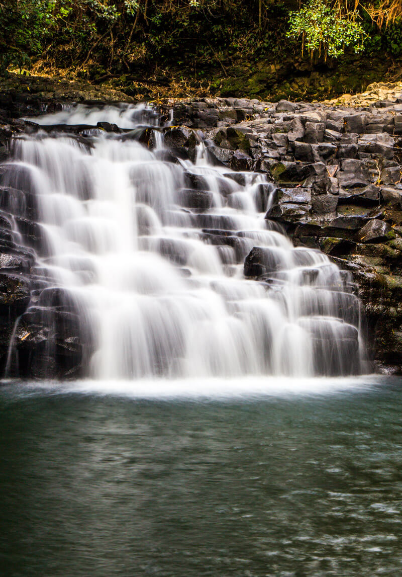 Twin Falls on the Road to Hana in Maui, Hawaii