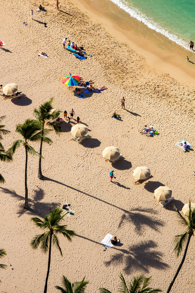 Waikiki Beach - one of the best things to do in Hawaii with kids