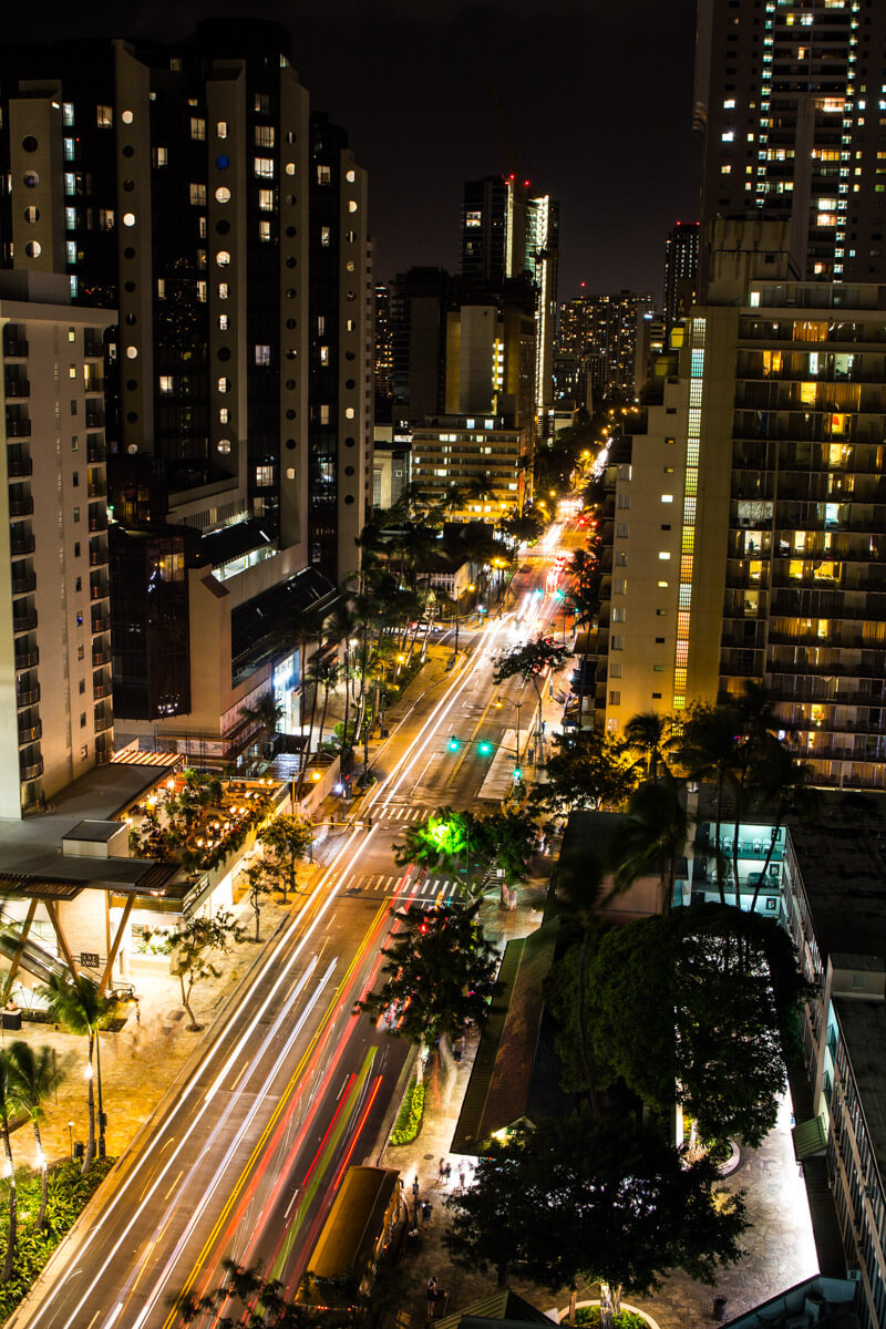 View of Waikiki from the Hilton Garden Inn