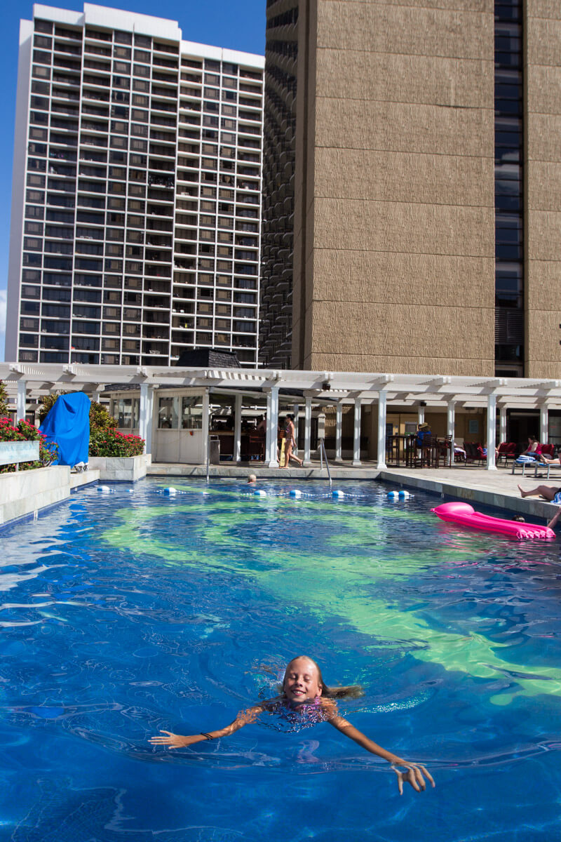 Pool at Hilton Waikiki Beach Hotel