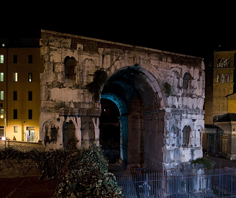 Rome Arch of Janus Residence Palazzo al Velabro