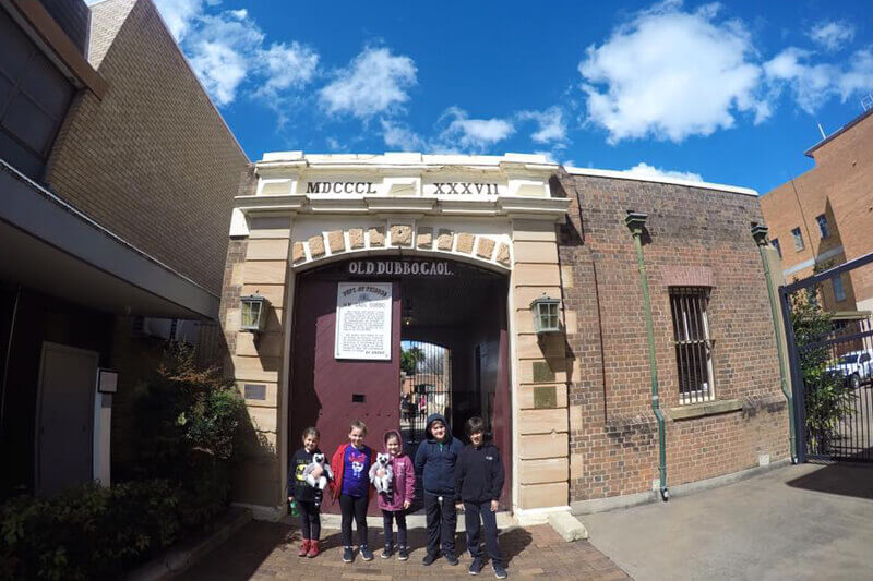 Visiting the Old Dubbo Gaol is one of the best things to do in Dubbo with kids