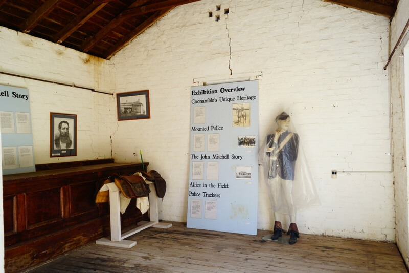 The former Police stables at The Museum Under the Bridge tell the story of Policing in the 1800's.