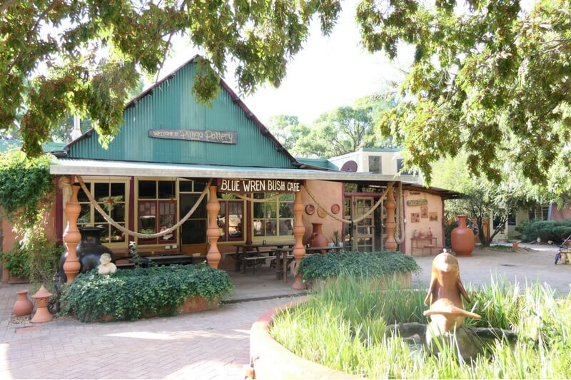 Tasty treats await you at the Blue Wren Bush Cafe at Pilliga Pottery