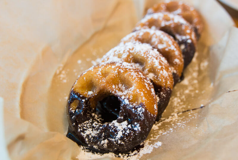 WONUTS at TR Fire Grill - one of the best places to eat in Waikiki 