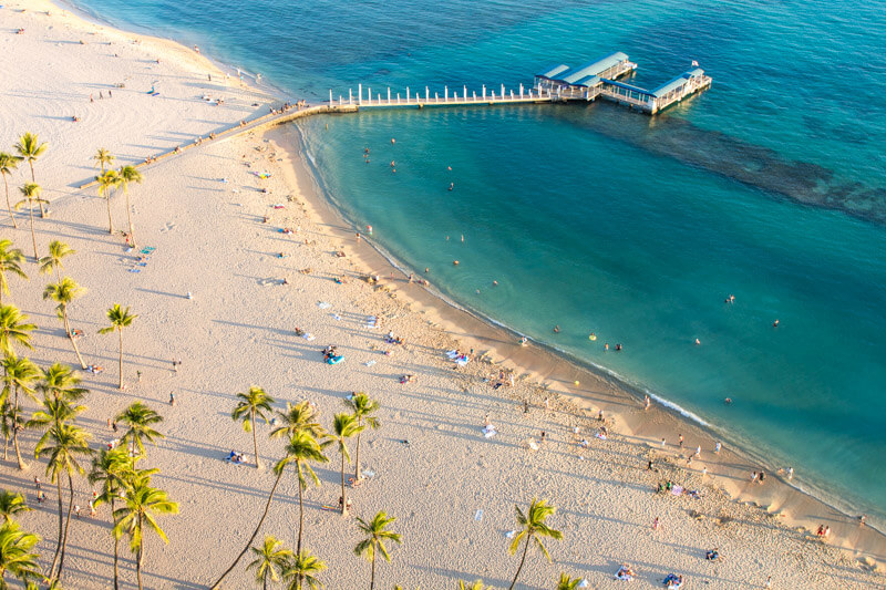 Waikiki Beach - one of the best things to do in Hawaii with kids