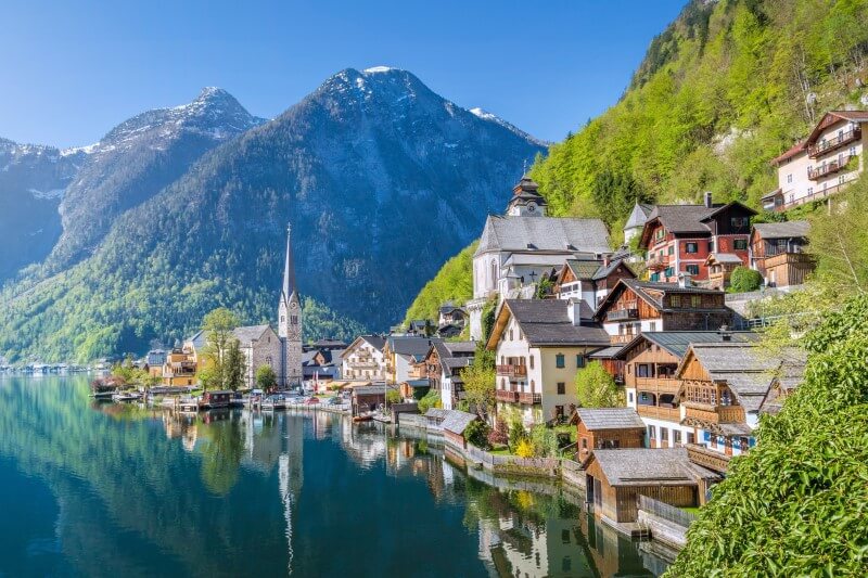 Austria Hallstatt destination in Europe on a budget