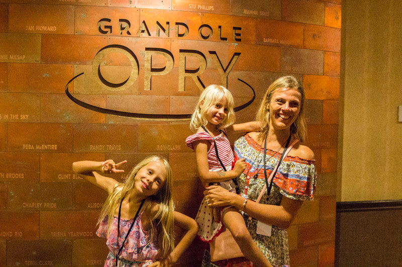 Backstage tour at the Grand Ole Opry in Nashville