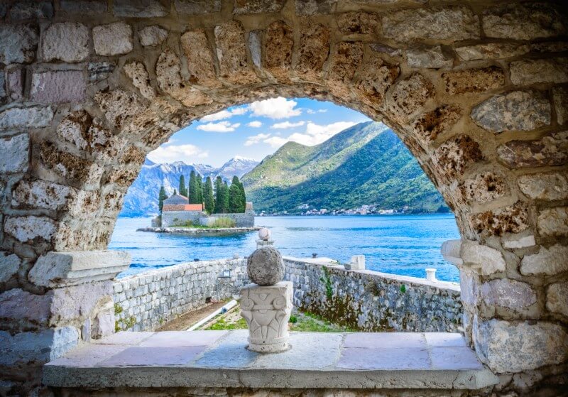 Montenegro Perast European destination on a budget