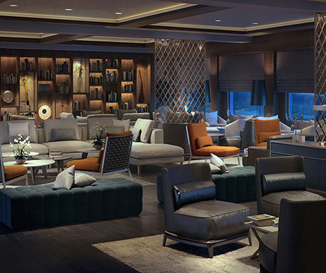 Ritz Carlton Cruise Living Room