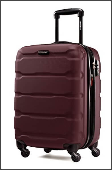 Samsonite Omni PC Hardside 20-Inch Spinner - one of the best carry-on suitcases