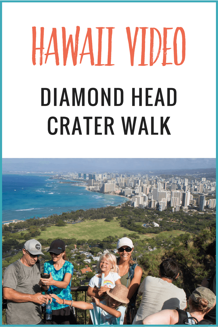 In this video from Hawaii, watch us do the Diamond Head Crater Walk and see the amazing views over Waikiki Beach