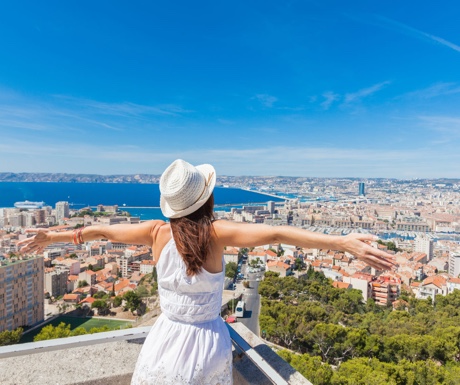 Panorama of Marseille, France