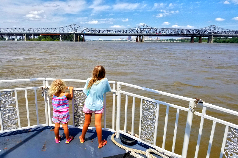 Mississippi River Cruise - one of the best things to do in Memphis with kids