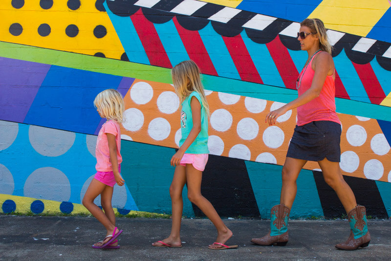 Mural in The Gulch, Nashville