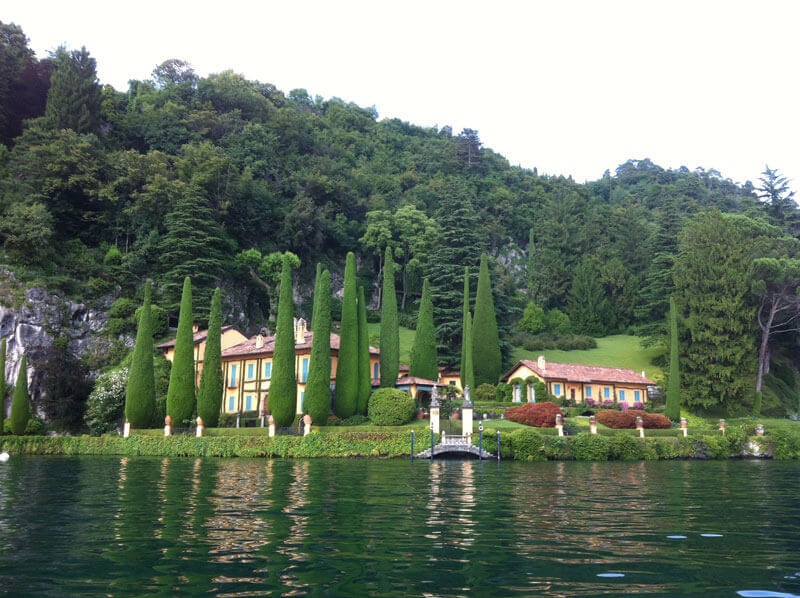 Taking a cruise on Lake Como is a good way to see some of the houses of its famous residents, like Richard Branson