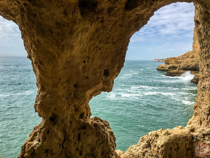 Explore Algar Seco to see some fascinating cliffs and views of the Algarve coast