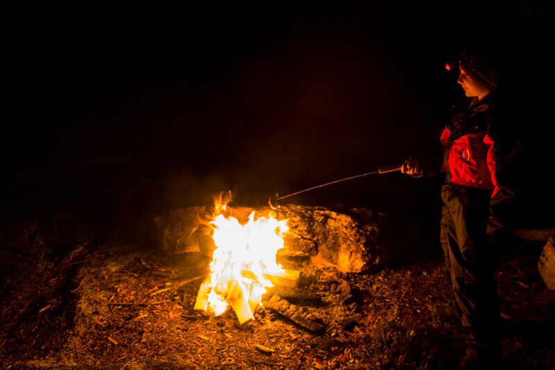 Seeing the Northern Lights is a highlight of traveling to Finland, but we also enjoyed cooking over a campfire.