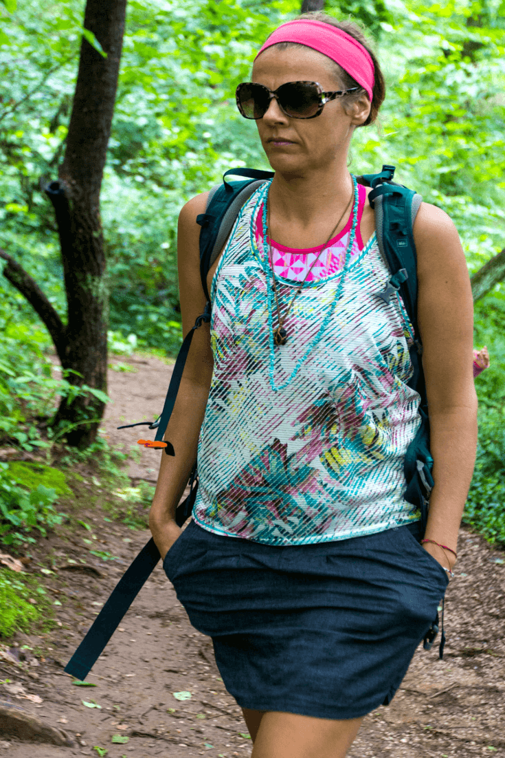 Whether I’m walking in the forest or doing yoga at home, I love my Breezie Tank Top by prAna. Comfy and stylish.