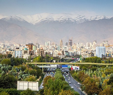 View from Tabiat Bridge, Tehran