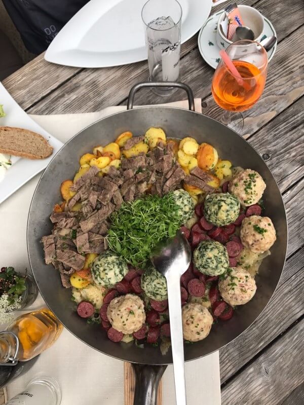 Austrian food mountain hut Solden Tirol (2)