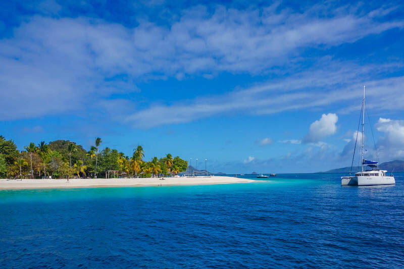 Sailing in the Carribean