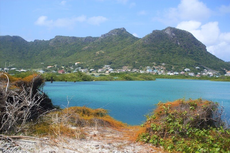 St Martin island view