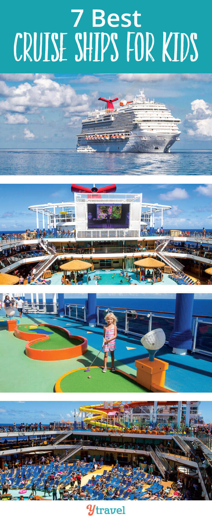 Wondering what the best cruise ships for kids are? 16 year old Lewis has been taking family cruises for years and shares his inside knowledge on the 7 best cruise lines for your next family cruise. #FamilyTravel #cruise #cruises #familycruise