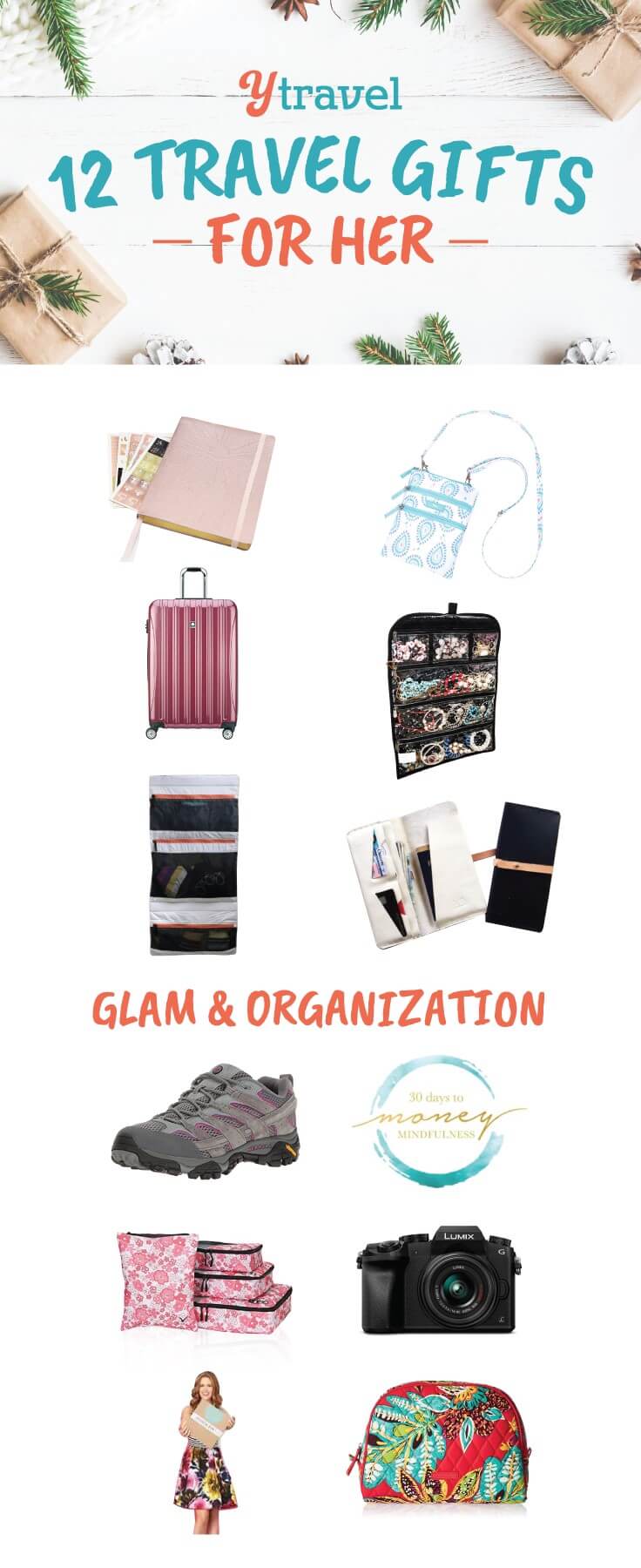 Looking for the best travel gifts for her this holiday season? I share my favourite travel products and services that offer the woman you love glam and travel organization. Great travel gift ideas ahead!