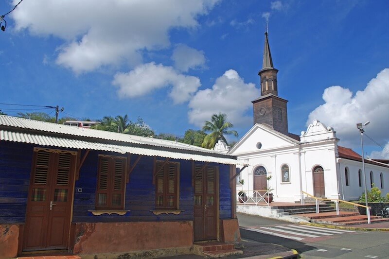 Martinique colonial buildings