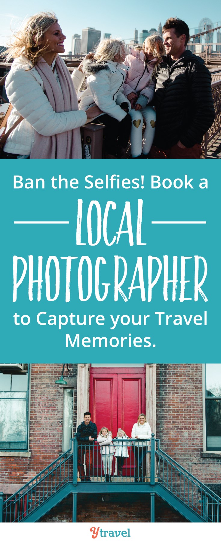 Book a local photographer to record your holiday memories. We experienced a local photography session with Wanderloud in New York City. I love looking at these professional photos of our travel memories now. It's a worthwhile experience. Read the post to learn more about how it works.