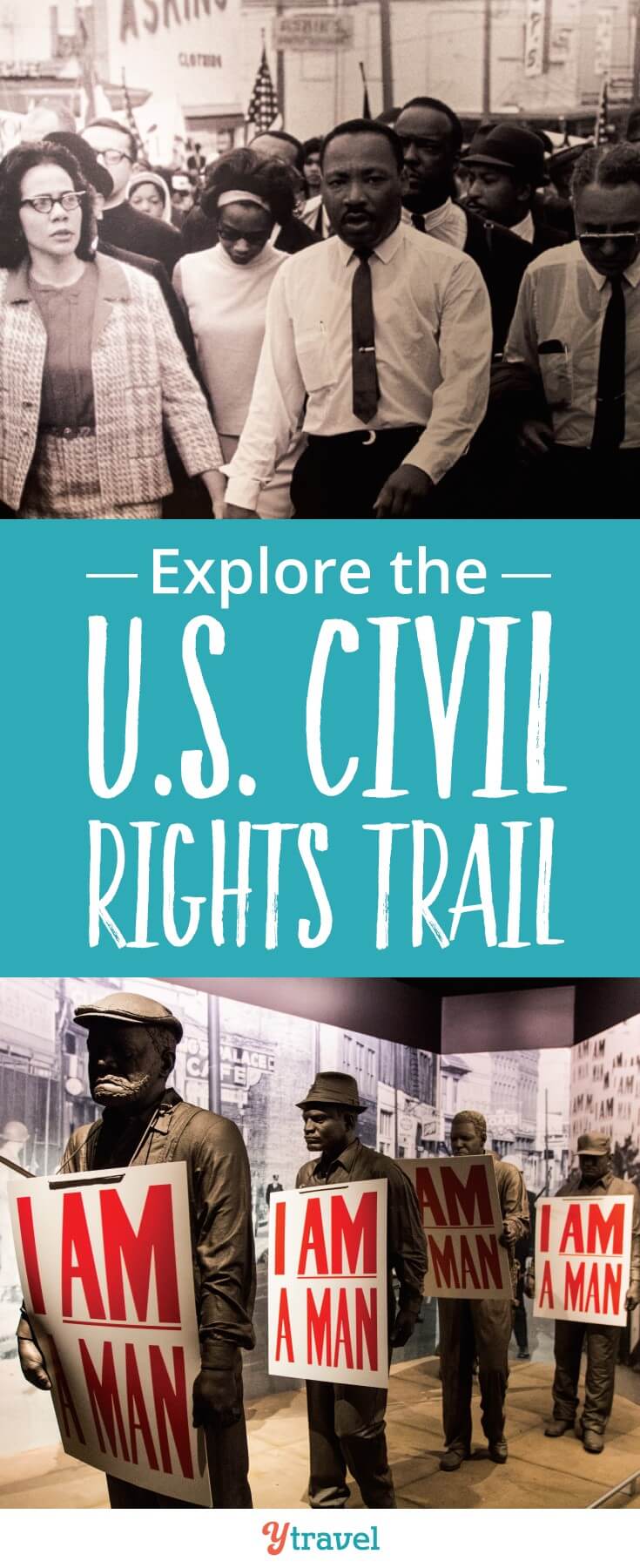 It's important that we learn from history on our travels so we can learn how to create a better tomorrow. The US Civil Rights Trail is great to explore on your US road trip especially with kids #USA #USAtravel #familytravel #civilrights