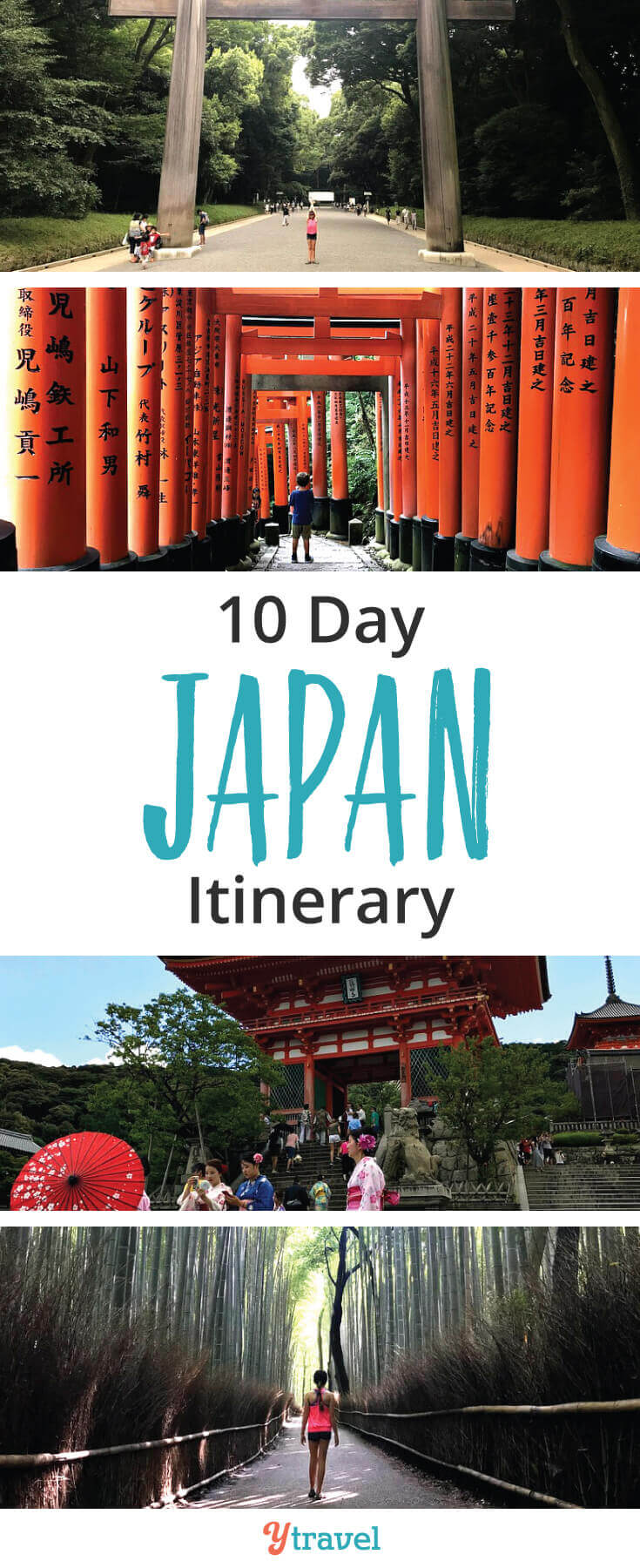 10 days in Japan itinerary. If you are planning a trip to Japan, this list of places to visit in Japan is perfect for first time visitors who want to see the highlights of Tokyo and Kyoto, taste the food, see the landscapes, the temples, experience the culture, and much more!