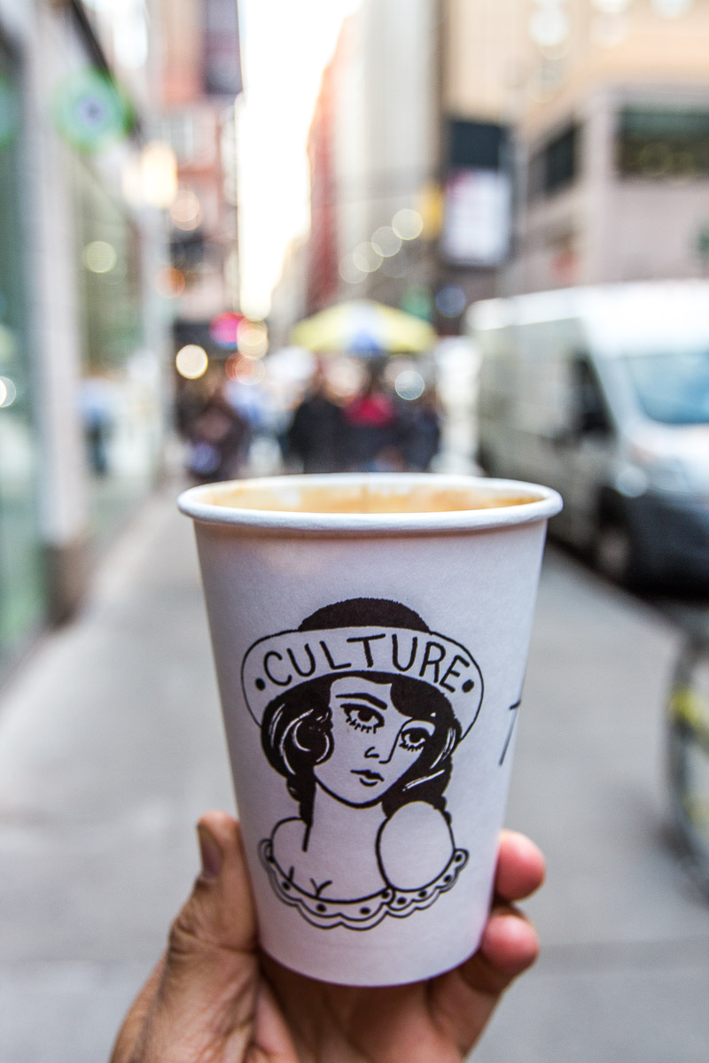 Culture Espresso - one of the best coffee shops in NYC