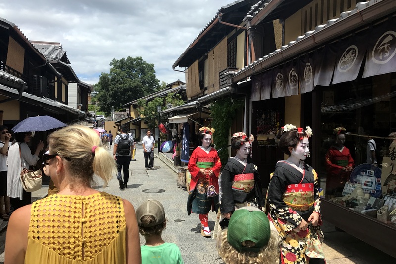 Geishas in Kyoto