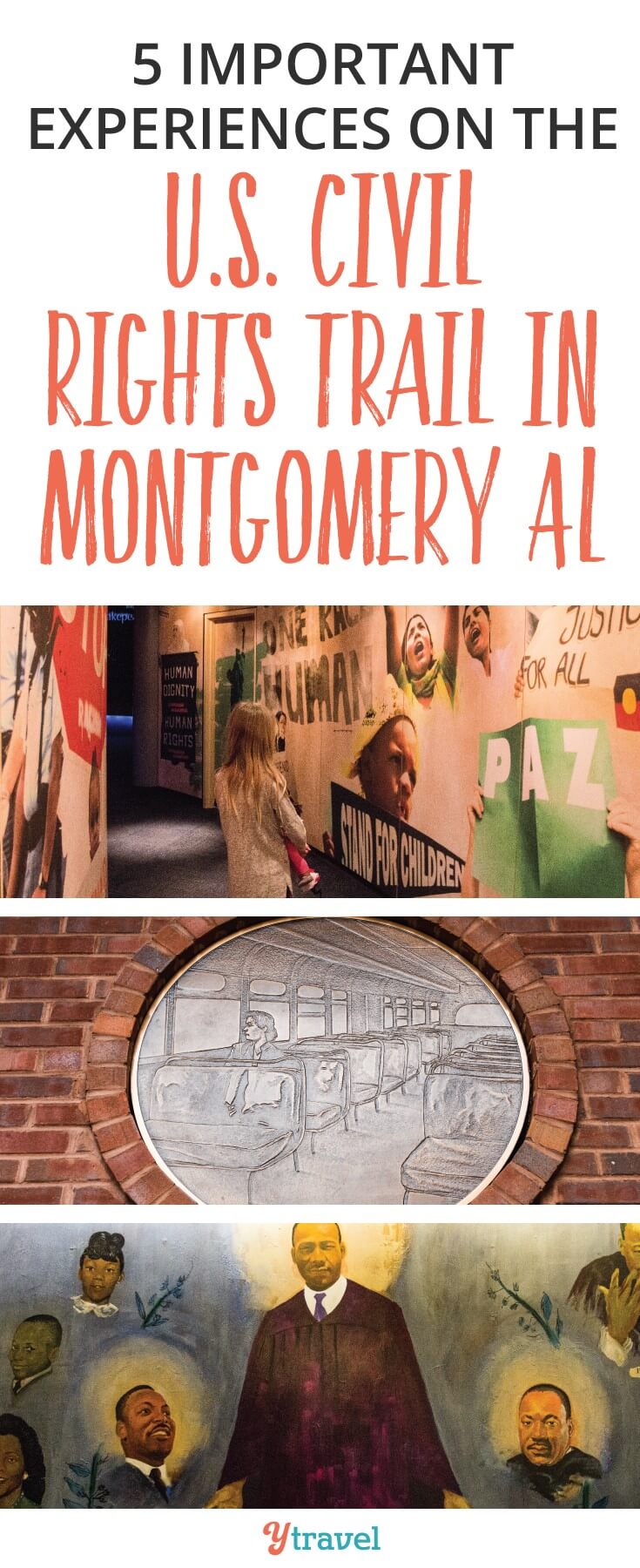 Things to do in Montgomery, AL: Montgomery Alabama is really the birthplace of Civil Rights Movement. There are five important experiences on the U.S. Civil Rights Trail in Montgomery Alabama that will help you gain an understanding of the struggles and the triumphs and how what happened here changed the world.