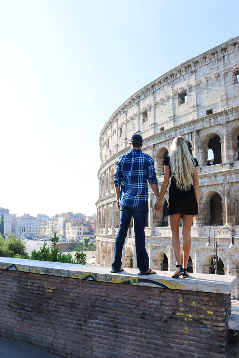 The Colosseum, Rome - a must visit for your Italy honeymoon itinerary, or any Italy vacation.