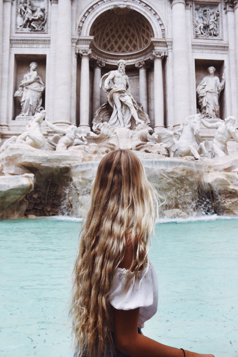 Trevi Fountain, Rome - a must visit on your Italy vacation or Italy honeymoon