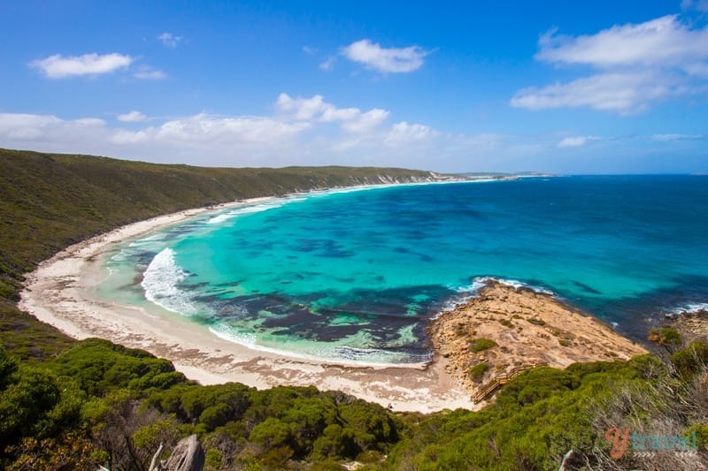 aerial view of Twilight beach Esperance, Western Australia