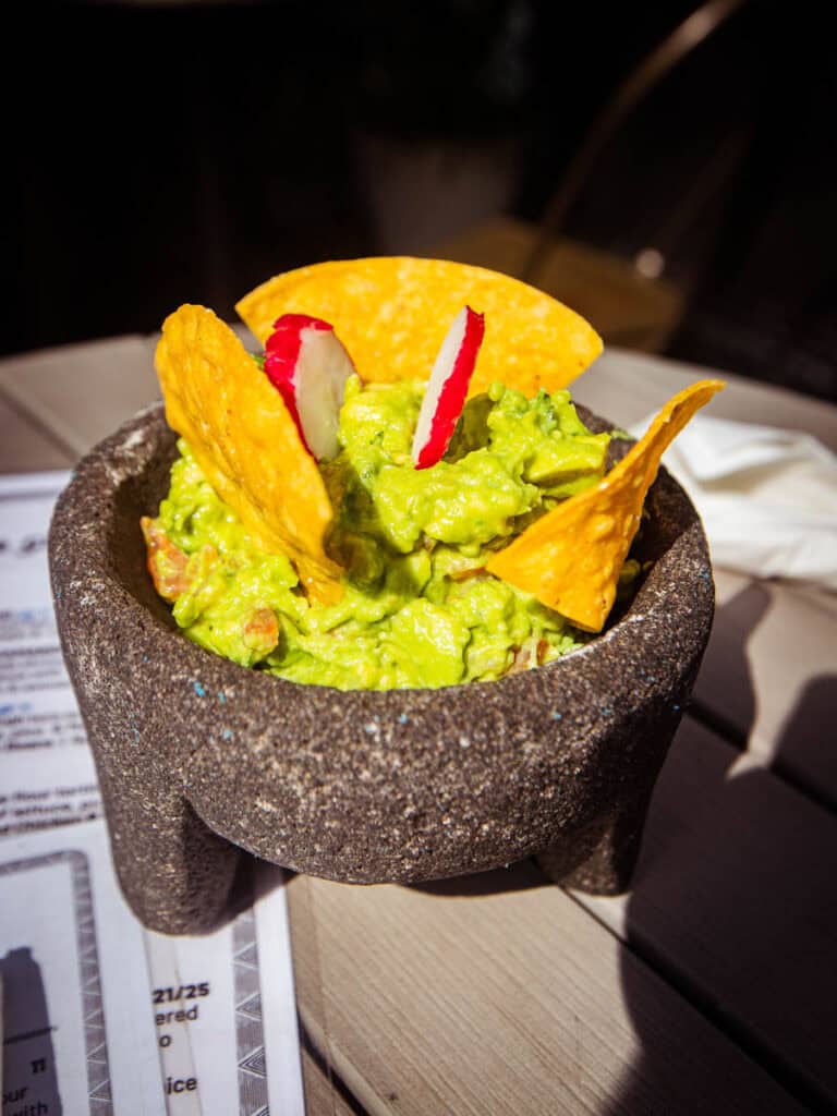 bowl of guacomole