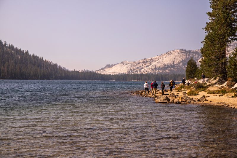 Tenaya Lake tioga pass yosemite California