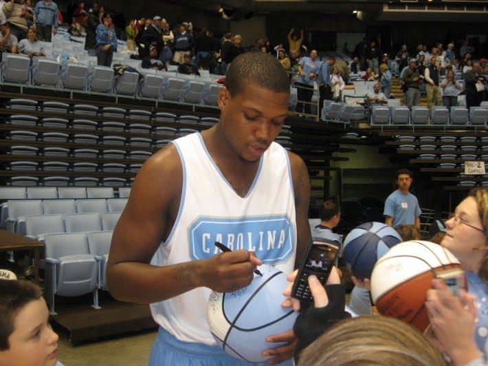 Deon Thompson UNC basketball