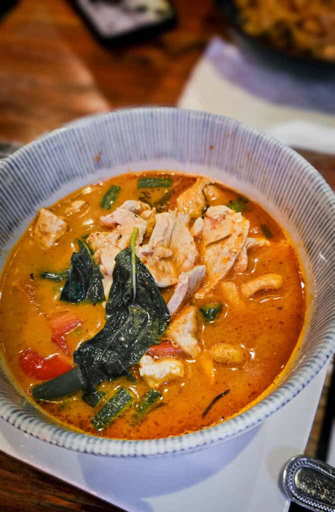 bowl of panang curry