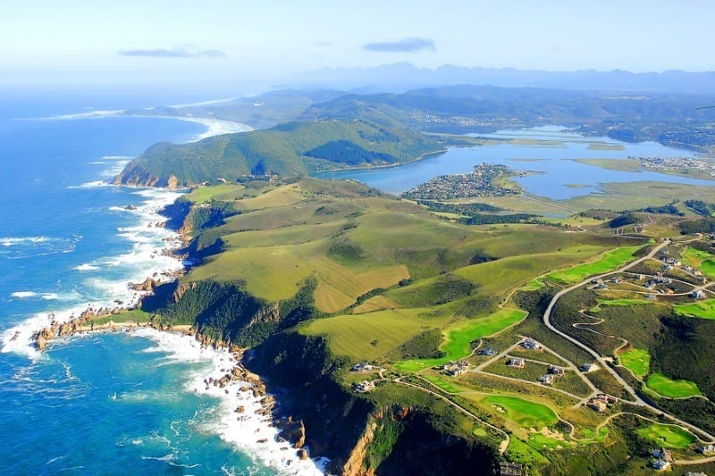 Knysna along the Garden Route in South Africa