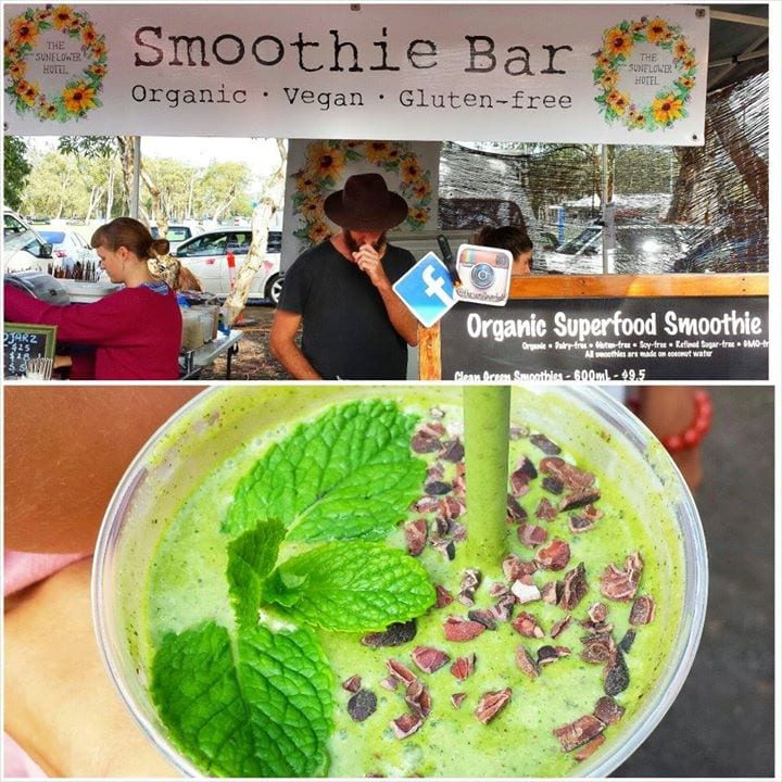 Noosa Farmers Market smoothie bar